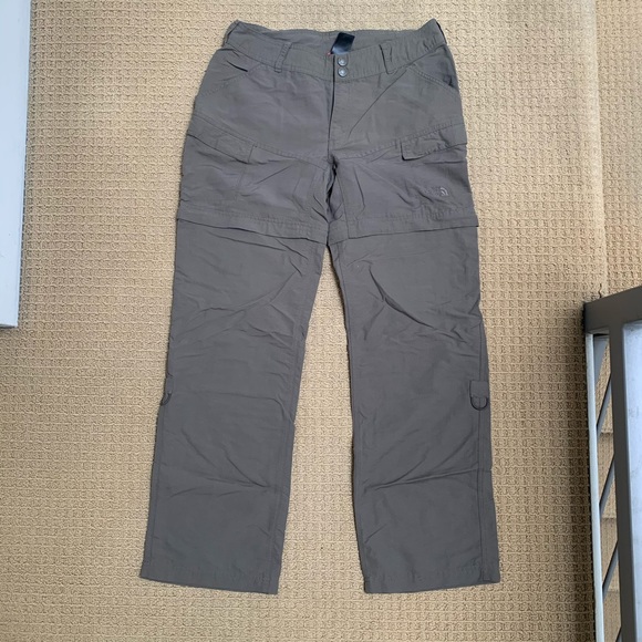 The North Face Pants - The North Face olive hiking/snowboard Pants